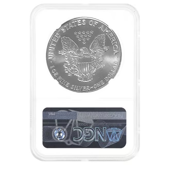 1993 1 oz Silver American Eagle $1 Coin NGC MS 69