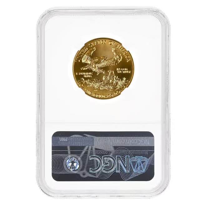 1992 1/2 oz $25 Gold American Eagle NGC MS 69