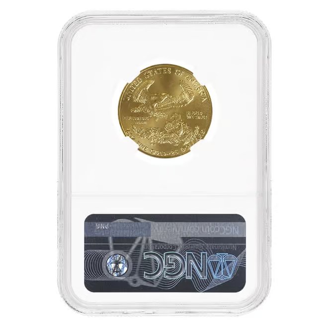 1993 1/2 oz $25 Gold American Eagle NGC MS 69