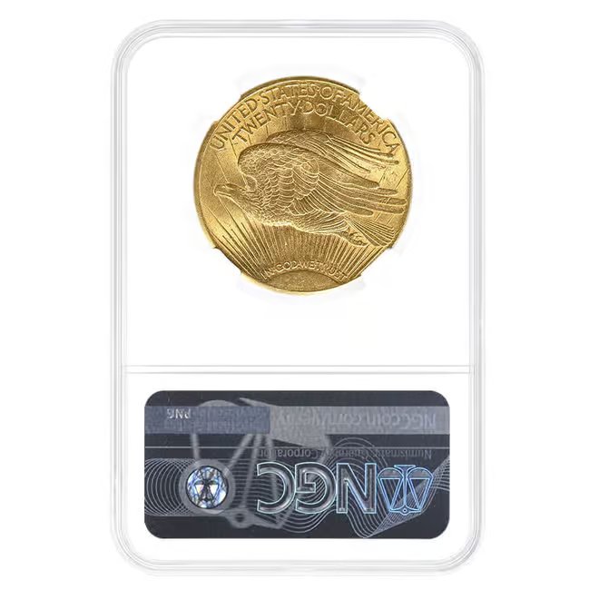 1925-D $20 Saint Gaudens Double Eagle Gold Coin NGC UNC Details