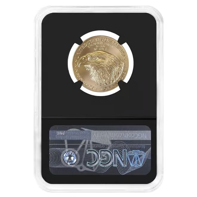 2021-W 1 oz $50 Burnished Gold American Eagle Type 2 NGC MS 70 (John Boehner)