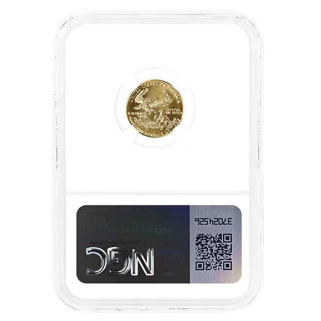 1989 1/10 oz $5 Gold American Eagle NGC MS 70