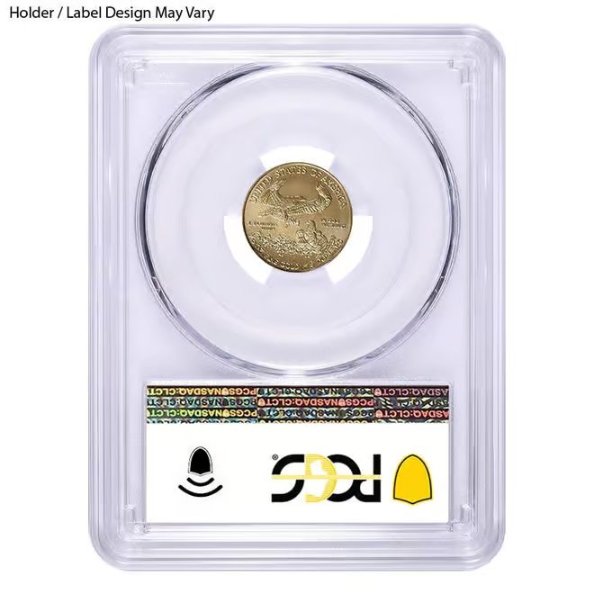 1/10 oz $5 Gold American Eagle PCGS MS 70 (Random Year)