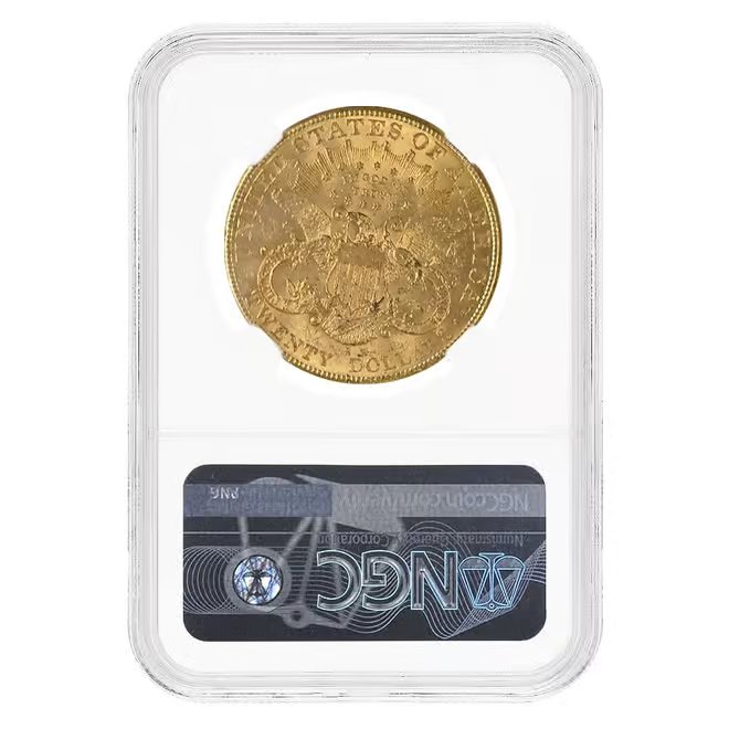 1906 S $20 Liberty Head Double Eagle Gold Coin NGC MS 62