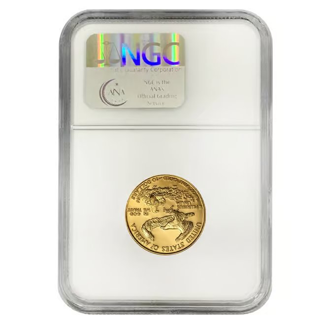 1992 1/4 oz $10 Gold American Eagle NGC MS 69
