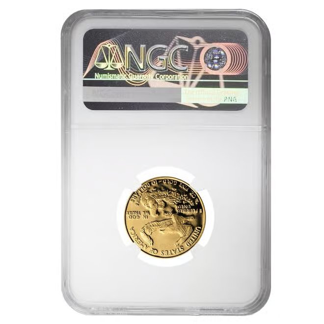 1991 P 1/4 oz $10 Proof Gold American Eagle NGC PF 70 UCAM